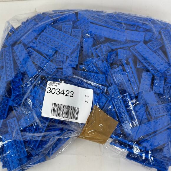 LEGO‎ 2x8 Blue Plate 303423 Brick 3034 Lot Approximately 2lbs - Picture 4 of 9